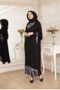 Efsa Ferace Elbise - siyah